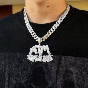 5A CZ Addicted to money Pendant Necklace